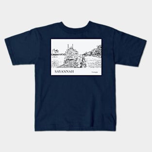 Savannah - Georgia Kids T-Shirt